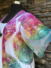 Load image into Gallery viewer, Women’s L/XL Lace Kimono in ‘Gypsy Skies’
