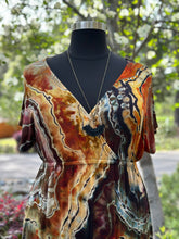 Load image into Gallery viewer, Custom Reverse Geode Surplice Maxi Dress for Lisa
