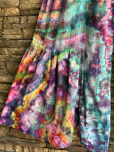 Load image into Gallery viewer, Women’s Medium Geode 100% Cotton Tiered Wide Leg Flared Pants with Pockets in ‘Cosmic Eyes’
