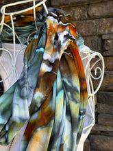 Load image into Gallery viewer, Geode XL Seamless Bali Rayon Jersey Infinity Scarf in ‘Boulder Turquoise’
