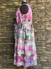 Load image into Gallery viewer, Women’s 3X Midi Tank Embroidered Flowers Dress with Belt &amp; Pockets in ‘Let It Grow’
