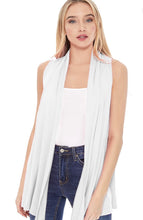 Load image into Gallery viewer, Women’s Small Geode Open Front Sleeveless Cardigan Vest in ‘Boulder Turquoise’
