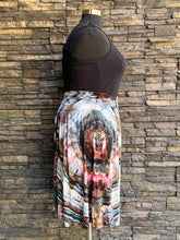 Load image into Gallery viewer, Women’s XL Geode Skirt with Ruched Waistband &amp; Pockets in ‘Pinot Sage’
