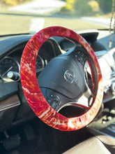 Load image into Gallery viewer, 2 Custom Geode Steering Wheel Covers for Mary
