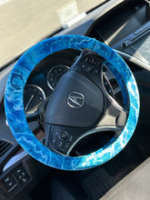 Load image into Gallery viewer, 2 Custom Geode Steering Wheel Covers for Mary
