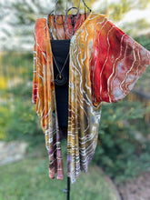 Load image into Gallery viewer, Women’s Large Geode Kimono in ‘Rustic Rainbow’
