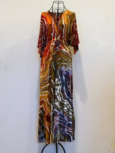 Load image into Gallery viewer, Custom Geode Maxi Dress in ‘Rustic Rainbow’ for Julie
