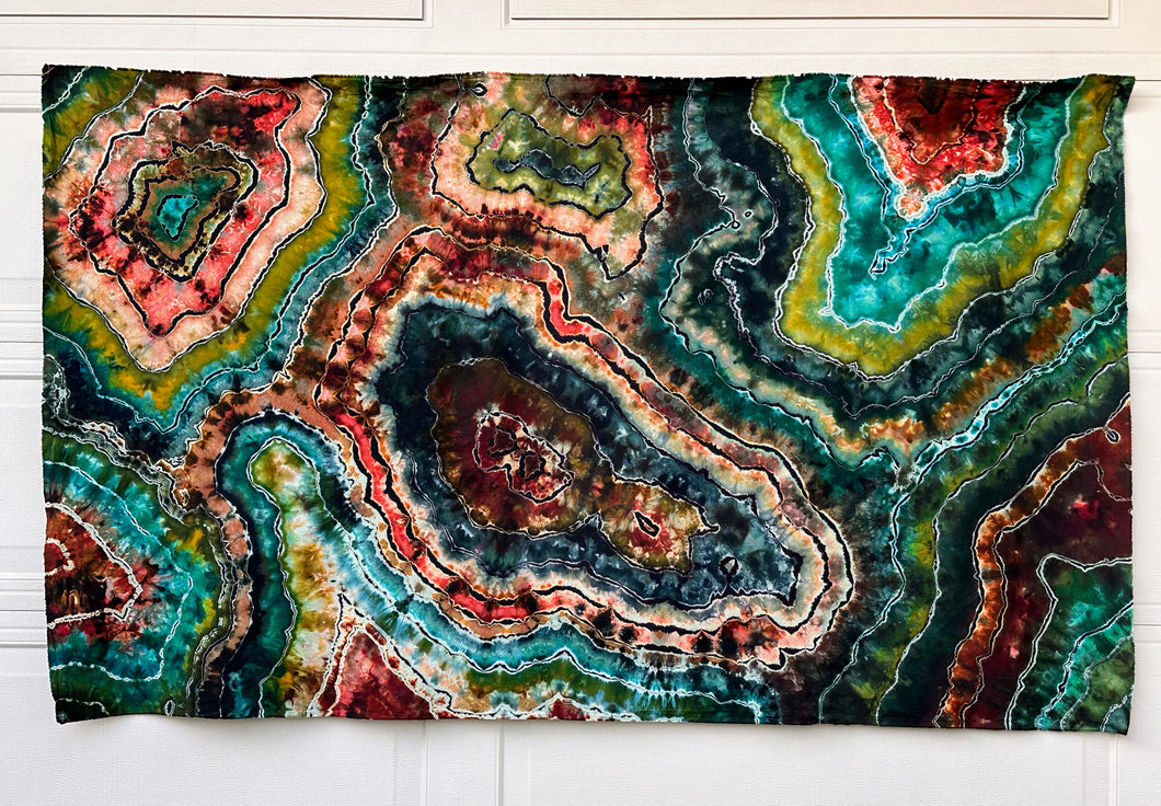 Custom Reverse Geode Tapestry for Brian