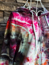 Load image into Gallery viewer, Women’s Small Geode Upcycled Zip Up Hoodie in ‘Bohemian Rhapsody’
