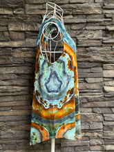 Load image into Gallery viewer, Custom Women’s Small Geode Luxe Tank Top in ‘Boulder Turquoise’ for Kathy
