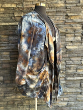 Load image into Gallery viewer, Women’s XL Geode Open Front 100% Lyocell Jacket in ‘Turkey Tail Mushroom’
