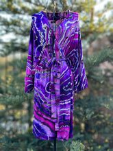 Load image into Gallery viewer, Custom Reverse Geode Robe in ‘Purple Haze’ for Megan
