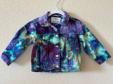 Load image into Gallery viewer, Baby Toddler 12-18 Month Upcycled Denim Jacket in ‘Northern Lights’
