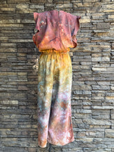 Load image into Gallery viewer, Custom Flutter Sleeve Jumpsuit in ‘Rustic Rainbow’ for Meaghan
