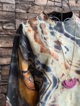 Load image into Gallery viewer, Custom Reverse Geode Pullover Sweatshirt with Kangaroo Pocket in ‘Pinot Sage’ for Marne
