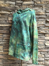 Load image into Gallery viewer, Women’s Medium (but actually a Youth XXL) Geode 100% Cotton Hoodie in ‘Moss Agate’
