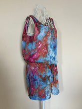 Load image into Gallery viewer, Women’s Medium Upcycled ‘Cloth &amp; Stone Chambray Shorts Romper in ‘Bird Song’
