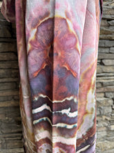 Load image into Gallery viewer, Women’s Small Geode 100% Cotton Hooded Cardigan with Pockets in ‘Smoke &amp; Roses’
