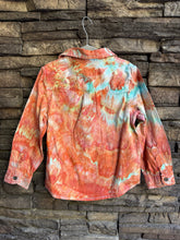 Load image into Gallery viewer, Toddler 4T Long Sleeved Button Up Shirt in ‘Rusted Sky’
