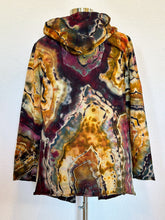 Load image into Gallery viewer, Custom Reverse Geode Hooded Cardigan for Sara
