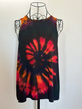 Load image into Gallery viewer, Women’s Small Reverse Rainbow Spiral Tank Top
