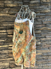 Load image into Gallery viewer, Women’s Large Cotton/Linen Overall Shorts in ‘Wild Thing’
