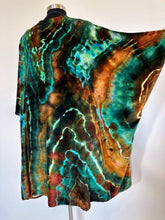 Load image into Gallery viewer, Custom Geode Bamboo Velour Kimono Duster in ‘Boulder Turquoise’ for Raina
