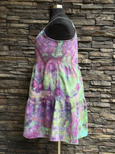 Load image into Gallery viewer, Women’s Large (fits like an XL) Geode Spaghetti Strap Tiered Cotton Gauze Sundress with Pockets in ‘Alchemist’
