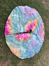 Load image into Gallery viewer, Custom Geode Tree Skirt in ‘Gypsy Skies’ for Monet
