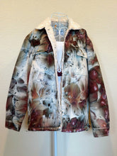 Load image into Gallery viewer, Women’s Medium Tall Sherpa Lined Denim Jacket in ‘Brushed Steel’
