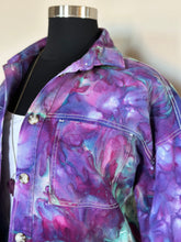 Load image into Gallery viewer, Women’s Large Oversized Denim Shacket Jacket in ‘Northern Lights’
