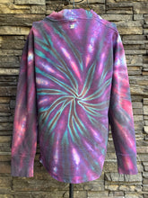 Load image into Gallery viewer, Women’s Small Mock Neck Pullover Sweatshirt in ‘Galaxy Swirl’
