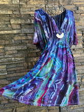 Load image into Gallery viewer, Women’s Medium Geode Kimono Style Dress in ‘Mermaid Tail’
