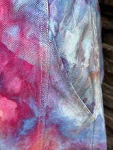 Load image into Gallery viewer, Women’s Large Tie-waist Denim Midi Geode Skirt in ‘Bird Song’

