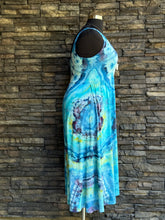 Load image into Gallery viewer, Women’s Large (could fit XL too) Geode Ballet Midi Dress with Pockets in ‘Tahitian Seas’
