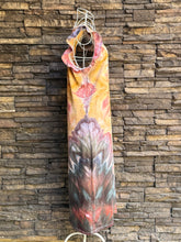 Load image into Gallery viewer, Women’s Small Upcycled 100% Cotton Flutter Sleeve Midi Dress in ‘Pinot Sage’ Inclined Twist
