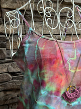 Load image into Gallery viewer, Women’s Medium Geode Spaghetti Strap Tank Top in ‘Cosmic Eyes’
