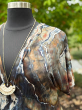 Load image into Gallery viewer, Women’s Large Geode Kimono Style Dress in ‘Turkey Tail Mushroom’
