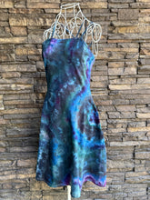 Load image into Gallery viewer, Women’s Small Pact Organic Cotton Geode Strappy Skater Dress with Pockets in ‘Mermaid Tail’
