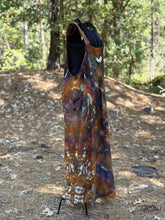 Load image into Gallery viewer, Women’s Medium (fit more like a large) Geode Wide-Leg Linen/Rayon Overalls in ‘Charred Redwood’
