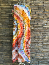 Load image into Gallery viewer, Women’s Medium Caftan-Style ‘Easy Breezy’ 100% Rayon Dress in ‘Rustic Rainbow’
