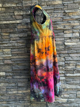 Load image into Gallery viewer, Women’s Large 100% Cotton Reverse Dyed Dress with Pockets in ‘Dark Spectrum’
