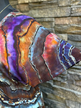 Load image into Gallery viewer, Custom Reverse Geode Kimono Style Dress in ‘Dark Star’ for Cecilia
