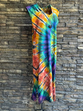 Load image into Gallery viewer, Women’s Small (can fit a medium too) U-Neck 100% cotton Midi Dress in ‘Bold As Love’
