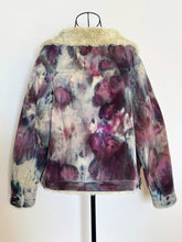 Load image into Gallery viewer, Women’s Large Upcycled Sherpa Lined Corduroy Jacket in ‘Brushed Steel’
