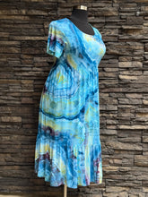 Load image into Gallery viewer, Custom Geode Dress in ‘Tahitian Seas’ for Madalynne
