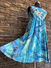 Load image into Gallery viewer, Women’s Large (could fit XL too) Geode Ballet Midi Dress with Pockets in ‘Tahitian Seas’
