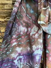 Load image into Gallery viewer, Women’s Medium Geode Tiered Flared Leg Palazzo Pants with Tie in ‘Galaxy Drift’
