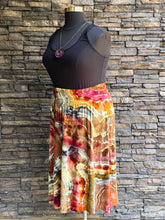 Load image into Gallery viewer, Women’s Large Geode Midi Skirt with Pockets in ‘Rustic Rainbow’
