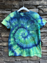 Load image into Gallery viewer, Youth XS (4/5) Spiral T-Shirt in ‘Blue Lagoon’
